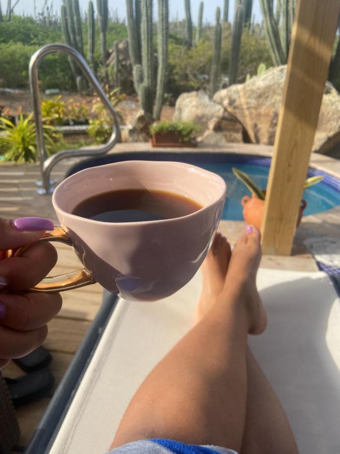 Cozy Studio With Private Spa Oranjestad Exteriör bild